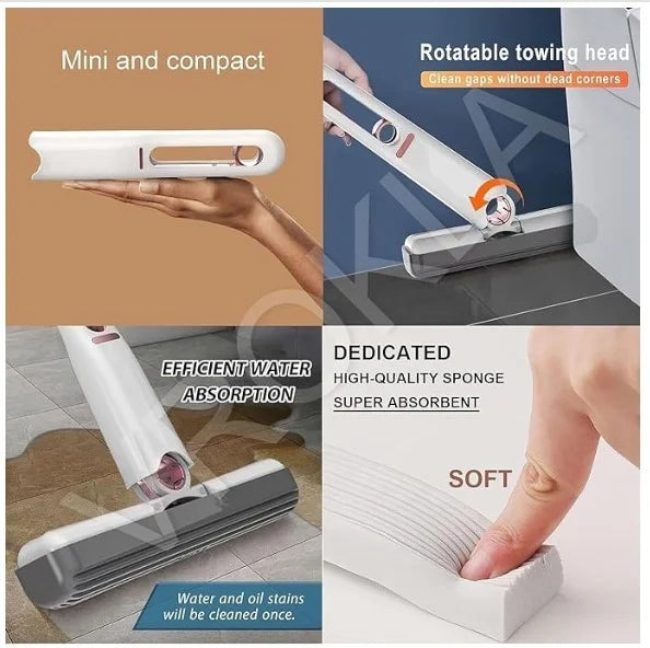Portable Mini Squeeze Mop
