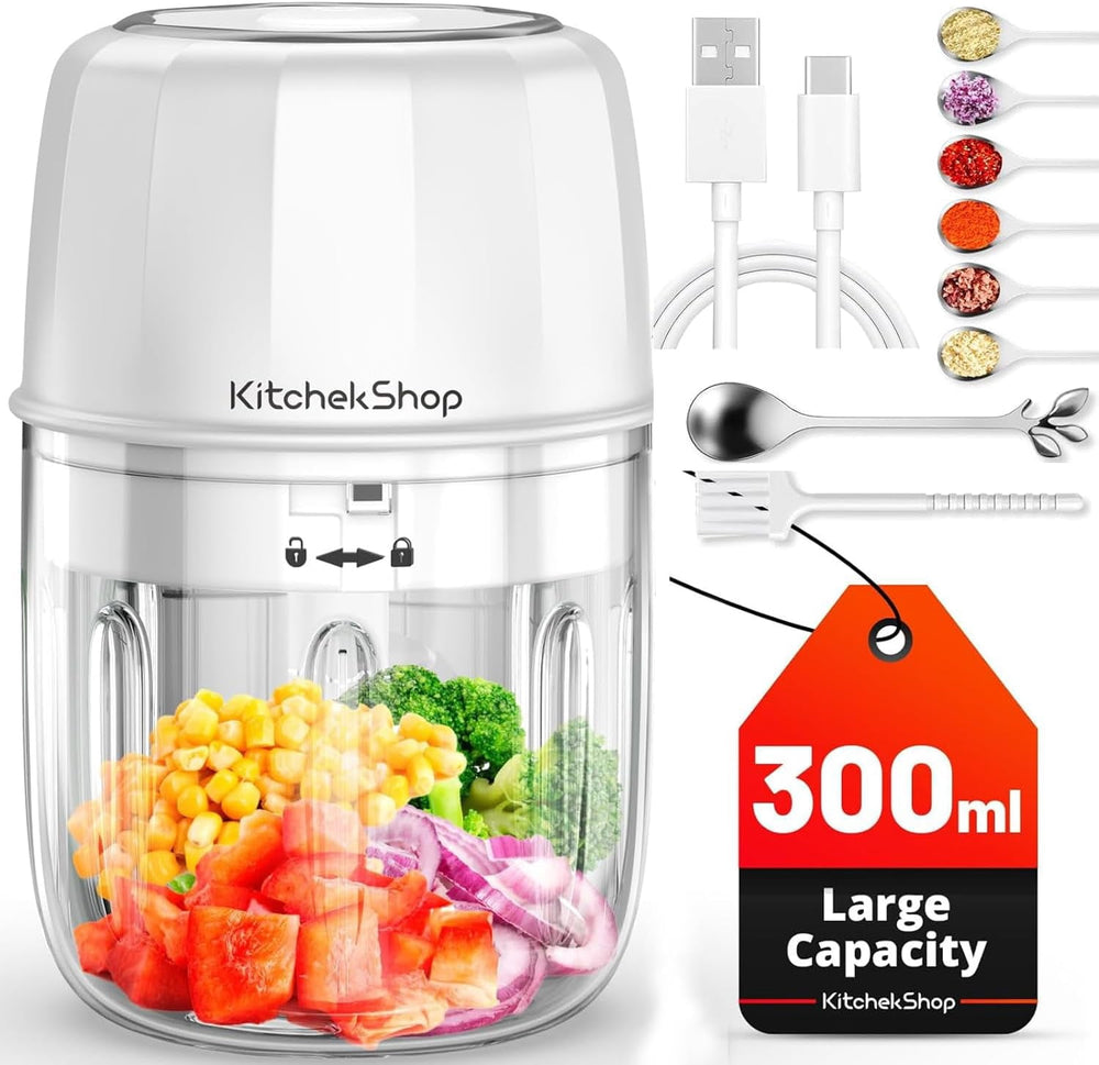 300ml Rechargeable Electric Garlic Chopper